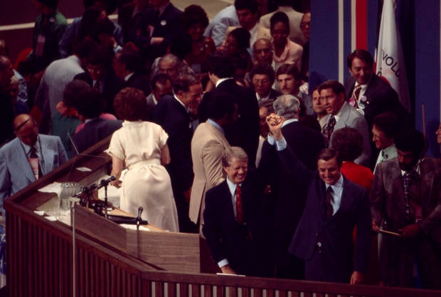 Jimmy Carter, Walter Mondale At The 1976 Democratic National Convention 