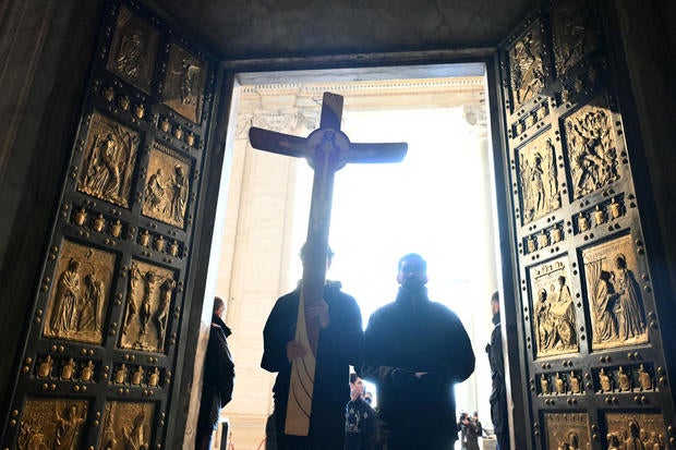 Holy Door at St. Peter's Basilica at the Vatican 