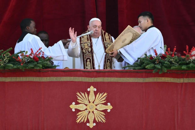 Pope shares Christmas message, marking start of the 2025 Holy Year for Catholics worldwide