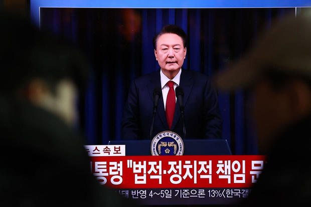 South Korean president apologizes for declaring martial law with possible impeachment vote looming