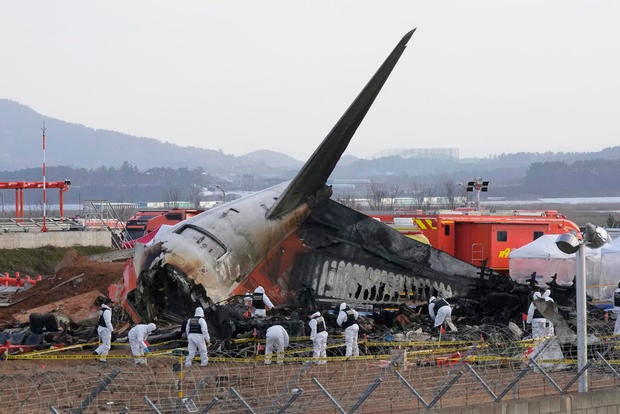 Black box from South Korea plane crash did not record final 4 minutes, officials say