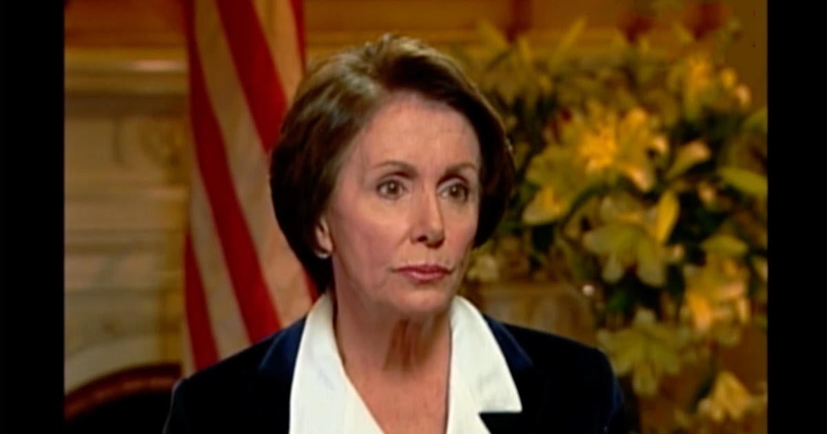 From the archives: Speaker Nancy Pelosi on "Face the Nation", January 2007