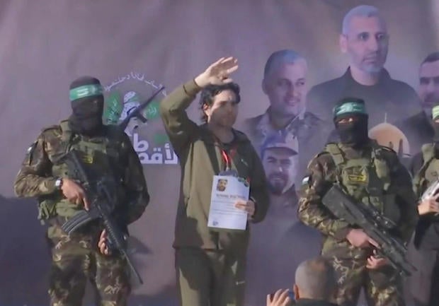 Hostages-prisoners swap deal between Hamas and Israel, in Gaza 