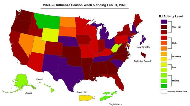 Flu levels now highest since 2009 pandemic, CDC reports