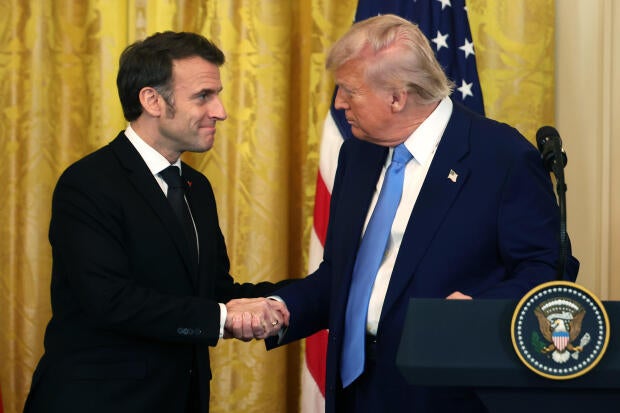 Trump calls meeting with Macron an "important step" in ending Russia-Ukraine war