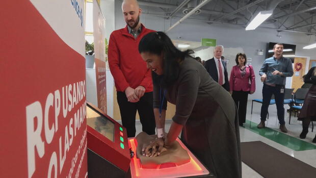 New Spanish speaking Hands-Only CPR Kiosk 