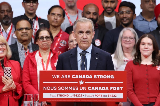 Liberal Party Leader Mark Carney Election Night Event 