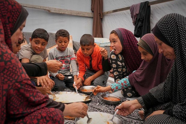 Mideast Wars Feeding Gaza's Families 