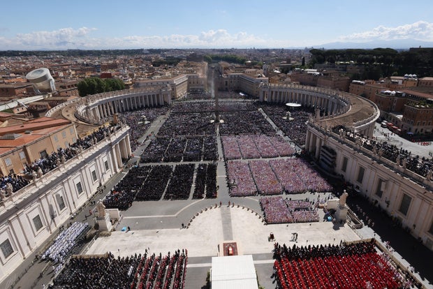 Funeral Takes Place Of Pope Francis 