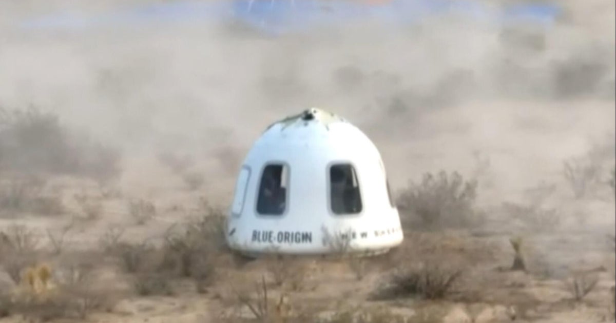 Blue Origin capsule with Gayle King, all-women crew return to Earth
