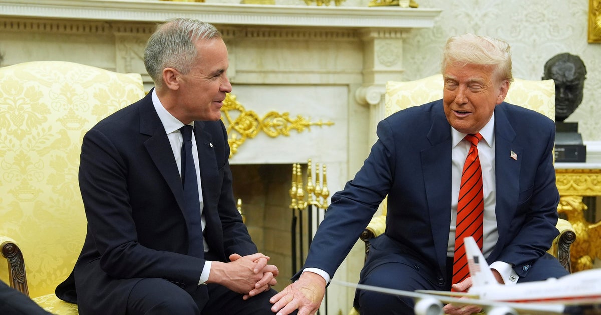 Carney says Canada is "not for sale, it won't be for sale, ever" in Oval Office meeting with Trump