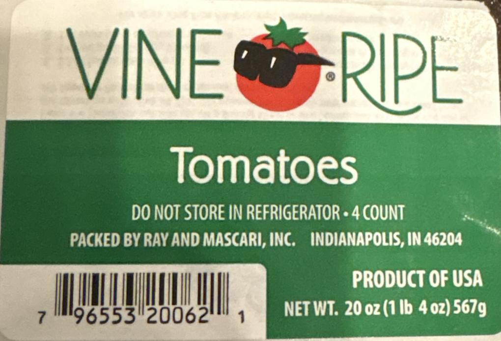 Tomatoes recalled in 14 states due to salmonella risk, FDA says