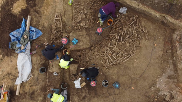 Vienna archaeologists discover skeletal remains in mass grave of fighters in Roman Empire-era battle
